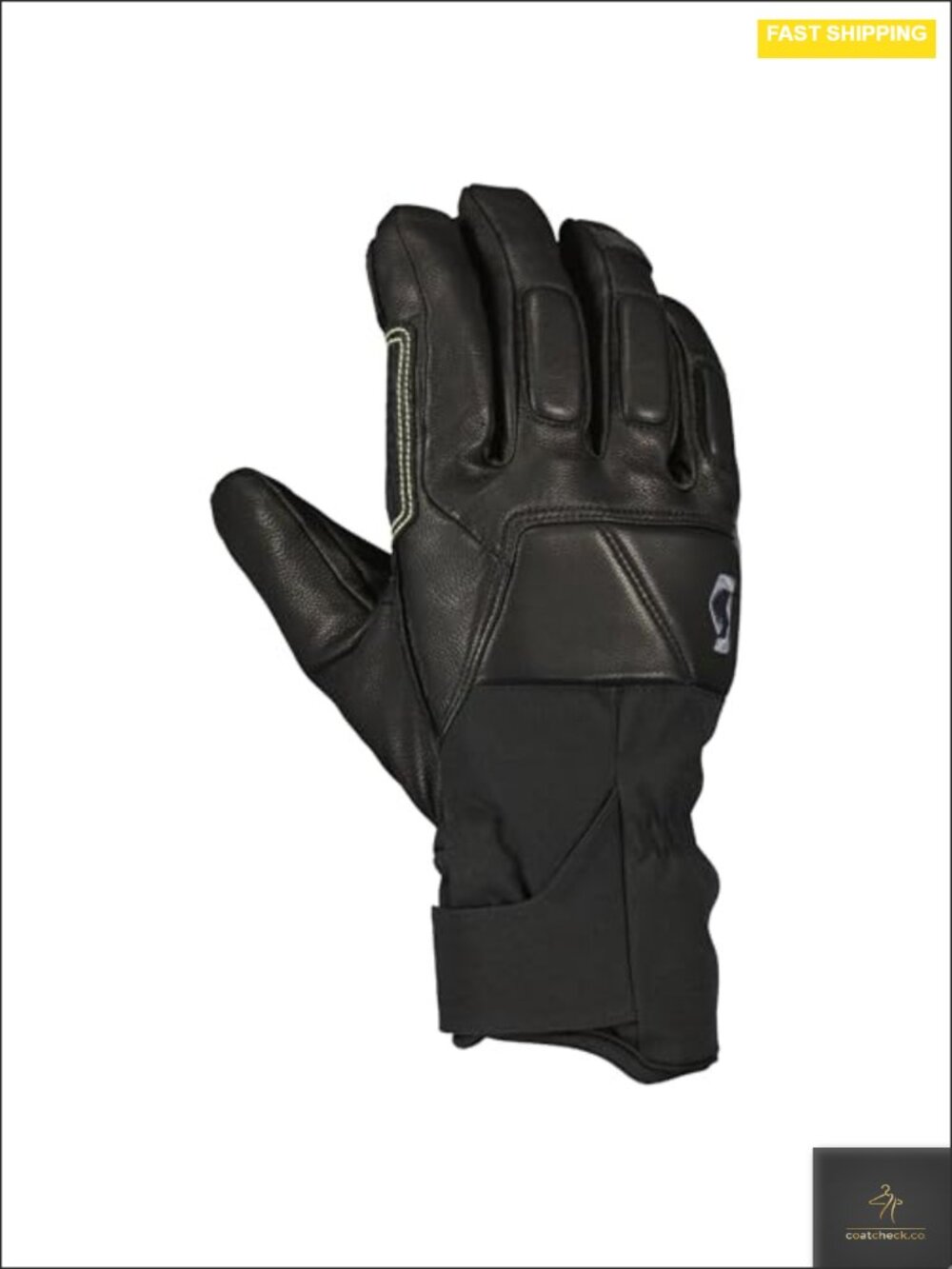 Unisex Skiing Gloves, Waterproof Breathable, Primaloft Insulation, Leather
